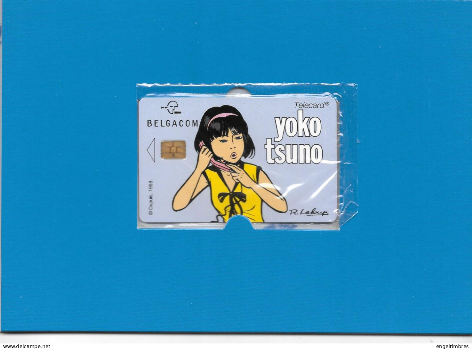 1998  TELEFOON KAART  Yuku Tsuno In Folder - RARE ??? - See Scans/NOTES - With Chip