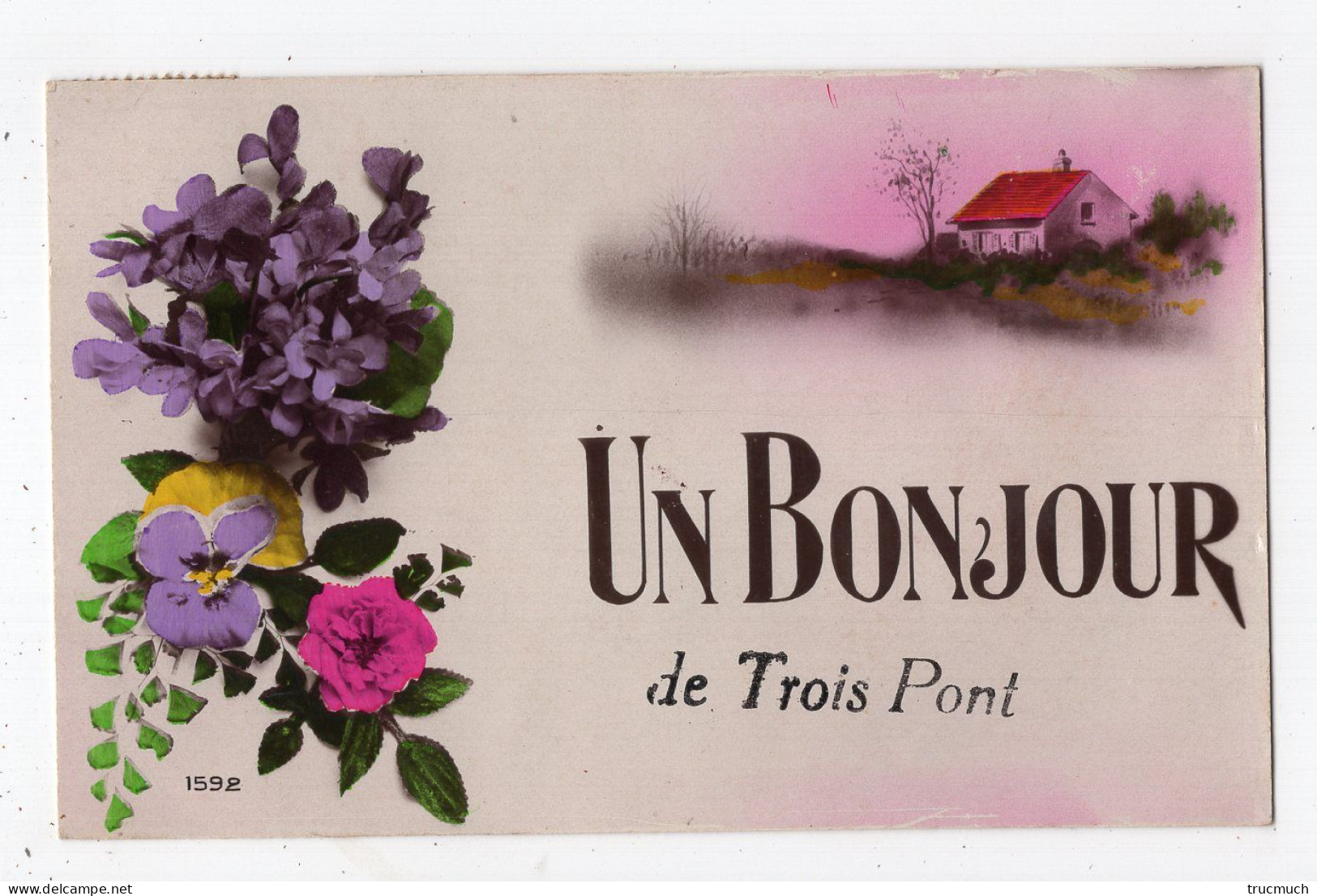 292 - Un Bonjour De TROIS - PONTS - Trois-Ponts