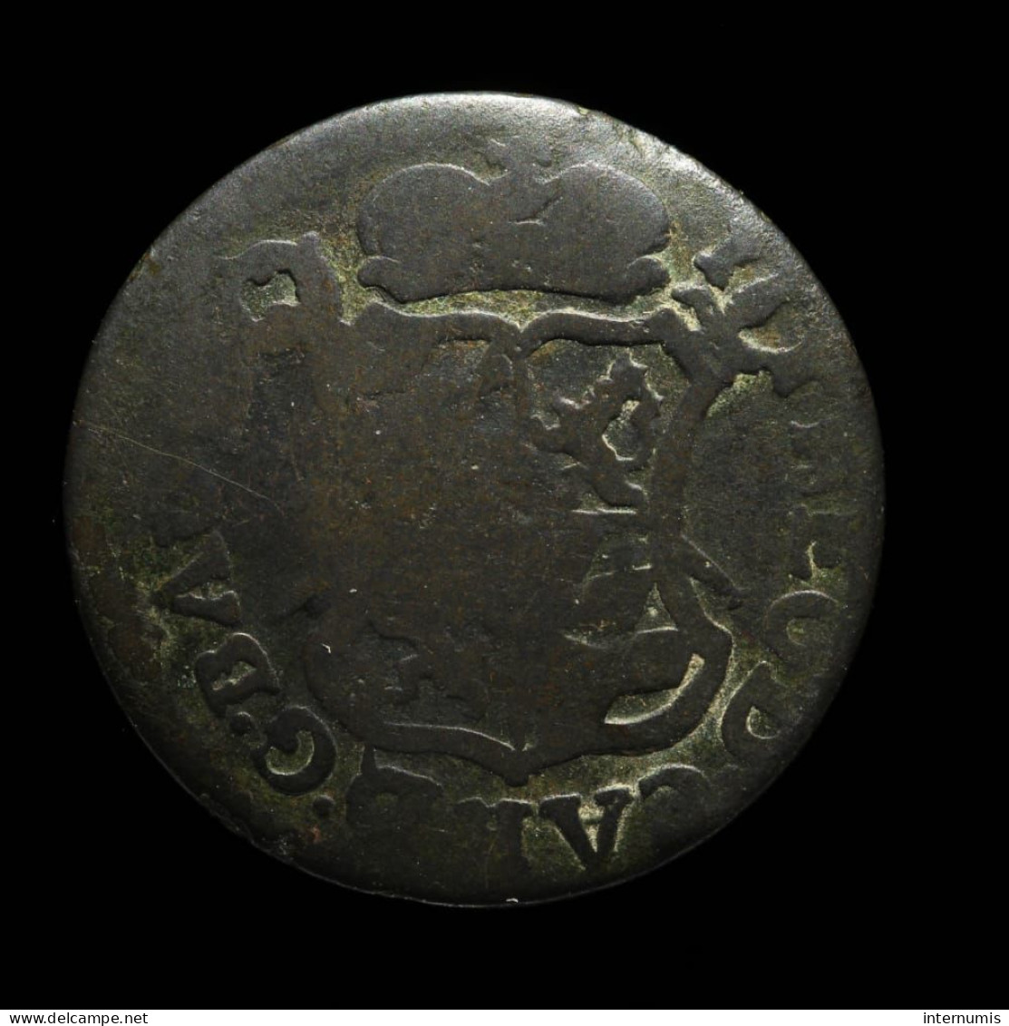 Belgique / Belgium, John Theodore, 1750, Liège, Cuivre (Copper), KM#155 - 975-1795 Hochstift Lüttich