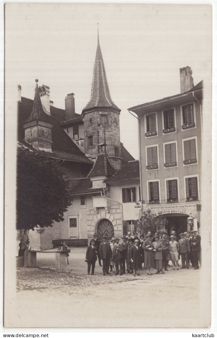 Büren An Der Aare - 'N.A.G. Visit To Büren' - (Schweiz/Suisse) - June, 1926 - Hans Beutler Maschinenhandlung - Büren An Der Aare