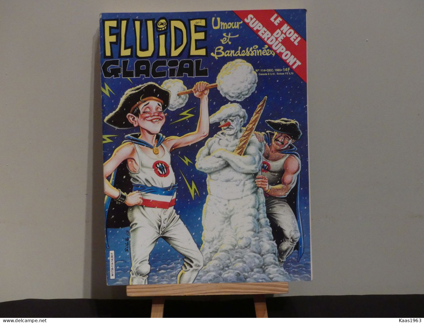 REVUE FUIDE GLACIAL N° 114 DÉCEMBRE 1985. - Fluide Glacial