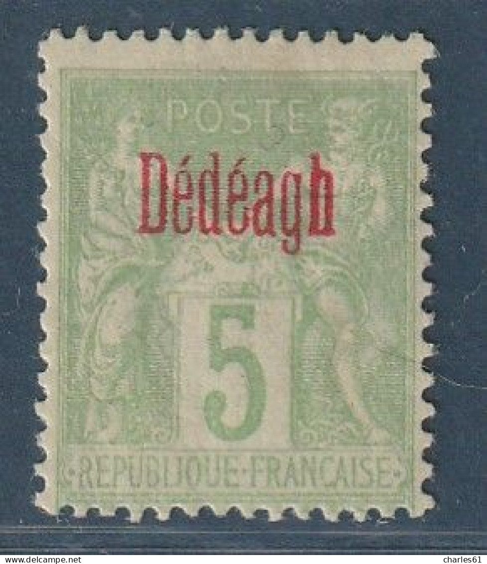 DEDEAGH - N°2 * (1893-190) 5c Vert-jaune - Nuovi