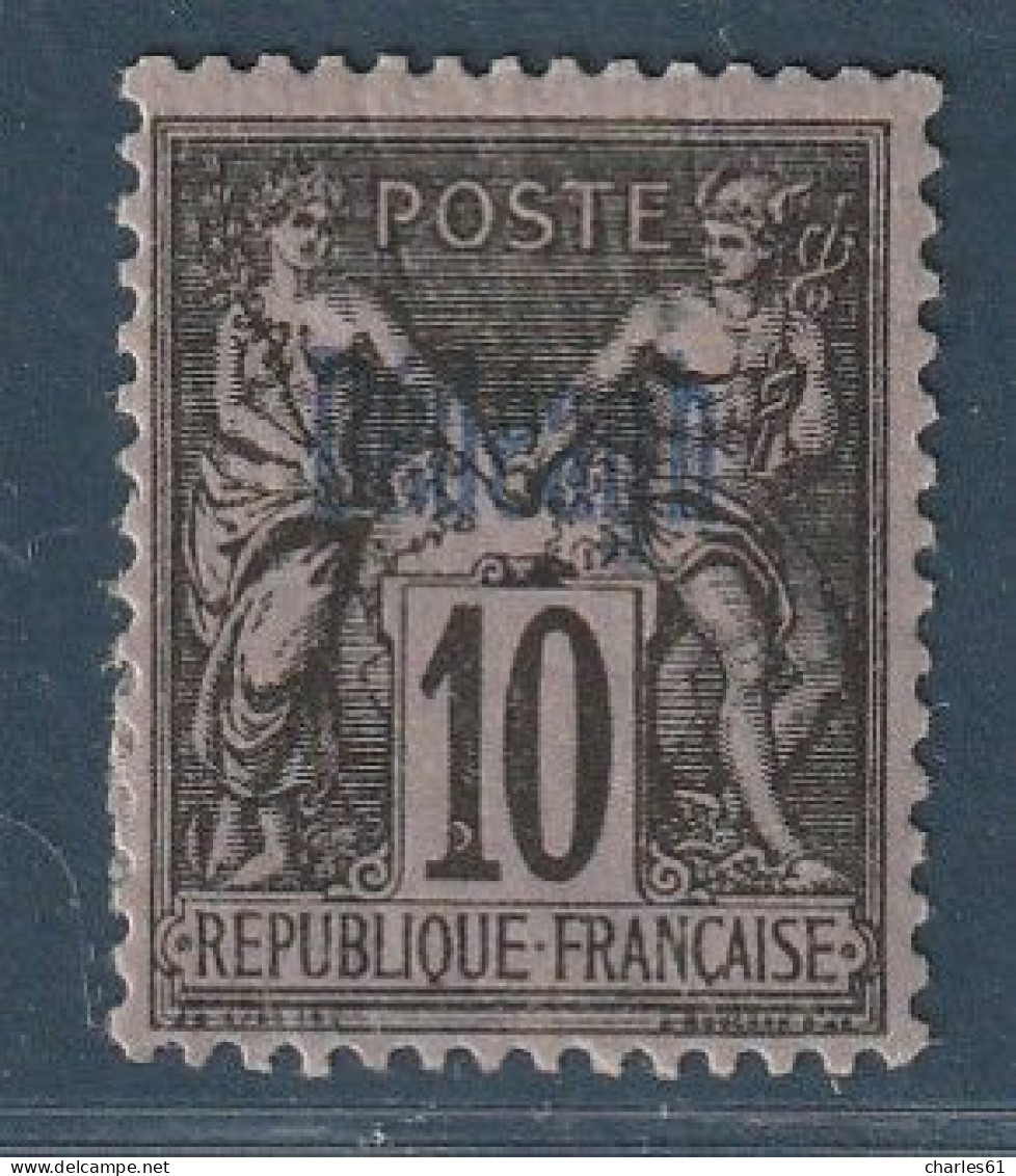 DEDEAGH - N°3 * (1893-190) 10c Noir Sur Lilas (II) - Unused Stamps