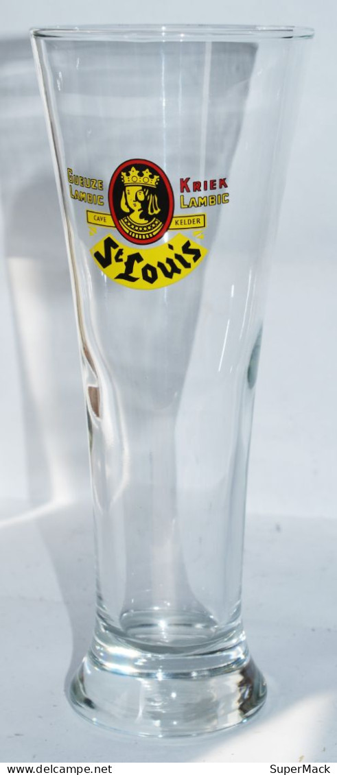 Cave St Louis Ancien Verre à Bière 25 Cl Collector ! RARE ! - Glasses