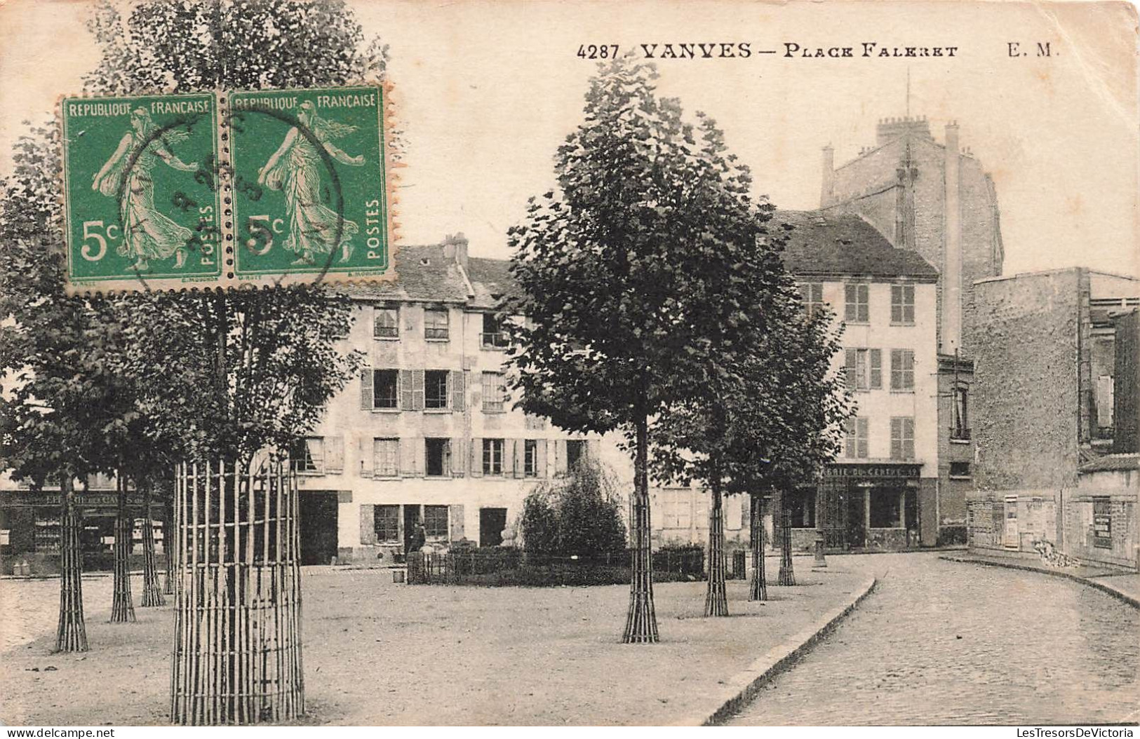 FRANCE - Vanves - Place Faleret - E.M - Carte Postale Ancienne - Vanves