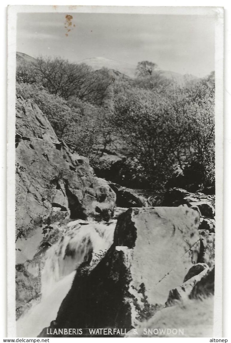 LLanberis : Waterfall And Snowdon (Editeur Non Mentionné) - Caernarvonshire