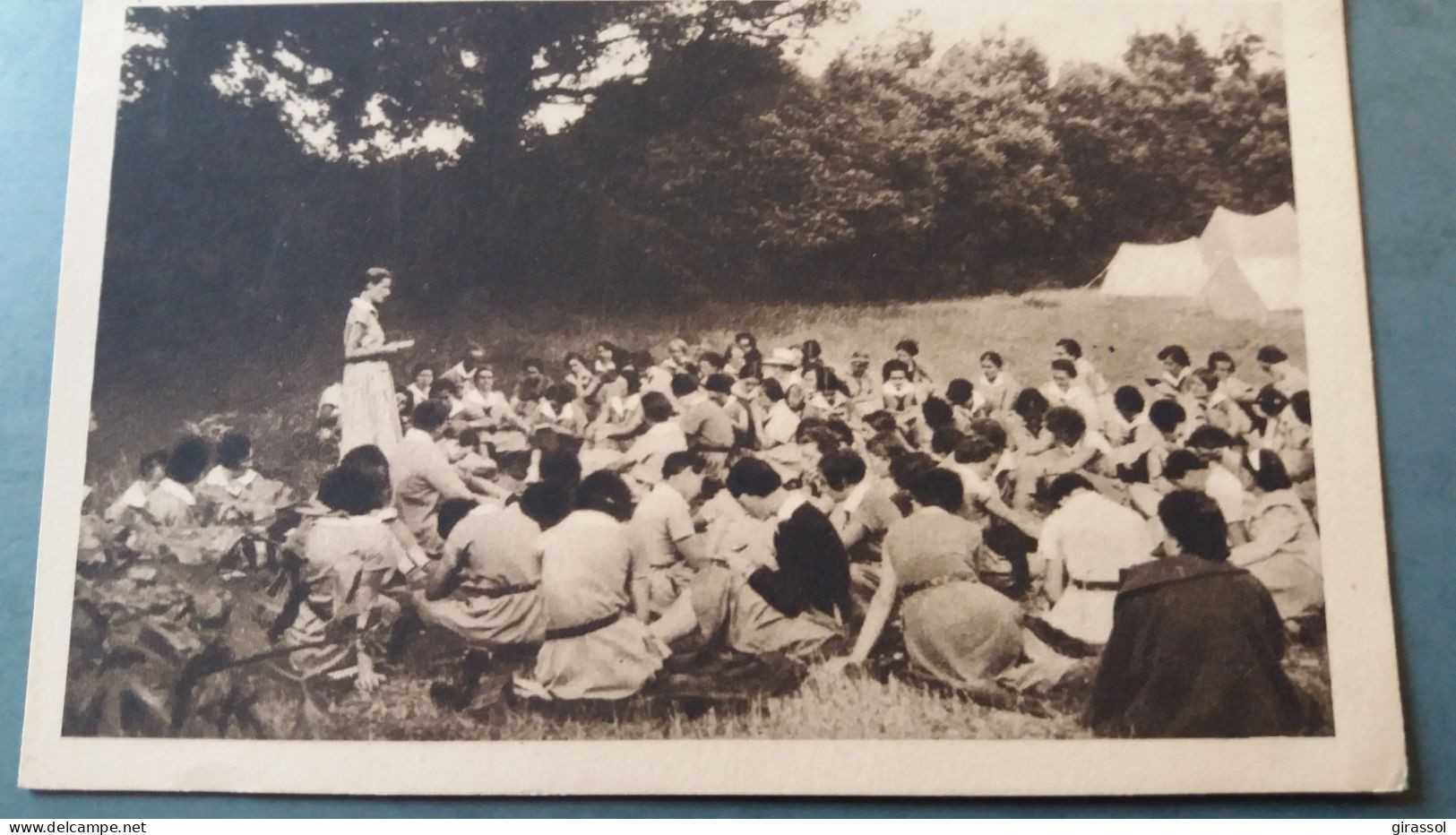 CPA  SCOUT SCOUTISME ED A PLANTIER CAMP DE CHEFTAINES PALABRE MATINALE  FEDERATION ECLAIREURS FRANCAIS - Scoutisme