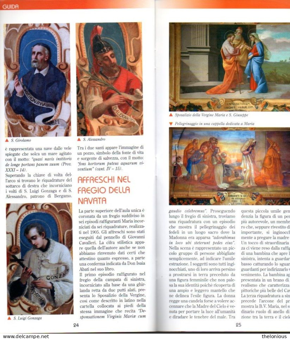 # Opuscolo Guida Al Santuario Della Madonna Della Scopa In Osio Sopra - Arts, Antiquités