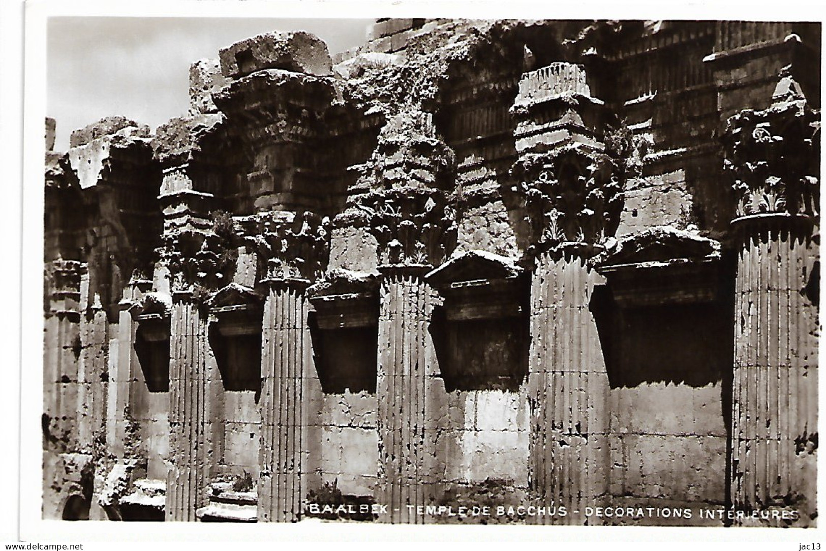 L200B1729 - Baalbek - 83 Temple De Bacchus - Décorations Intérieures - Liban