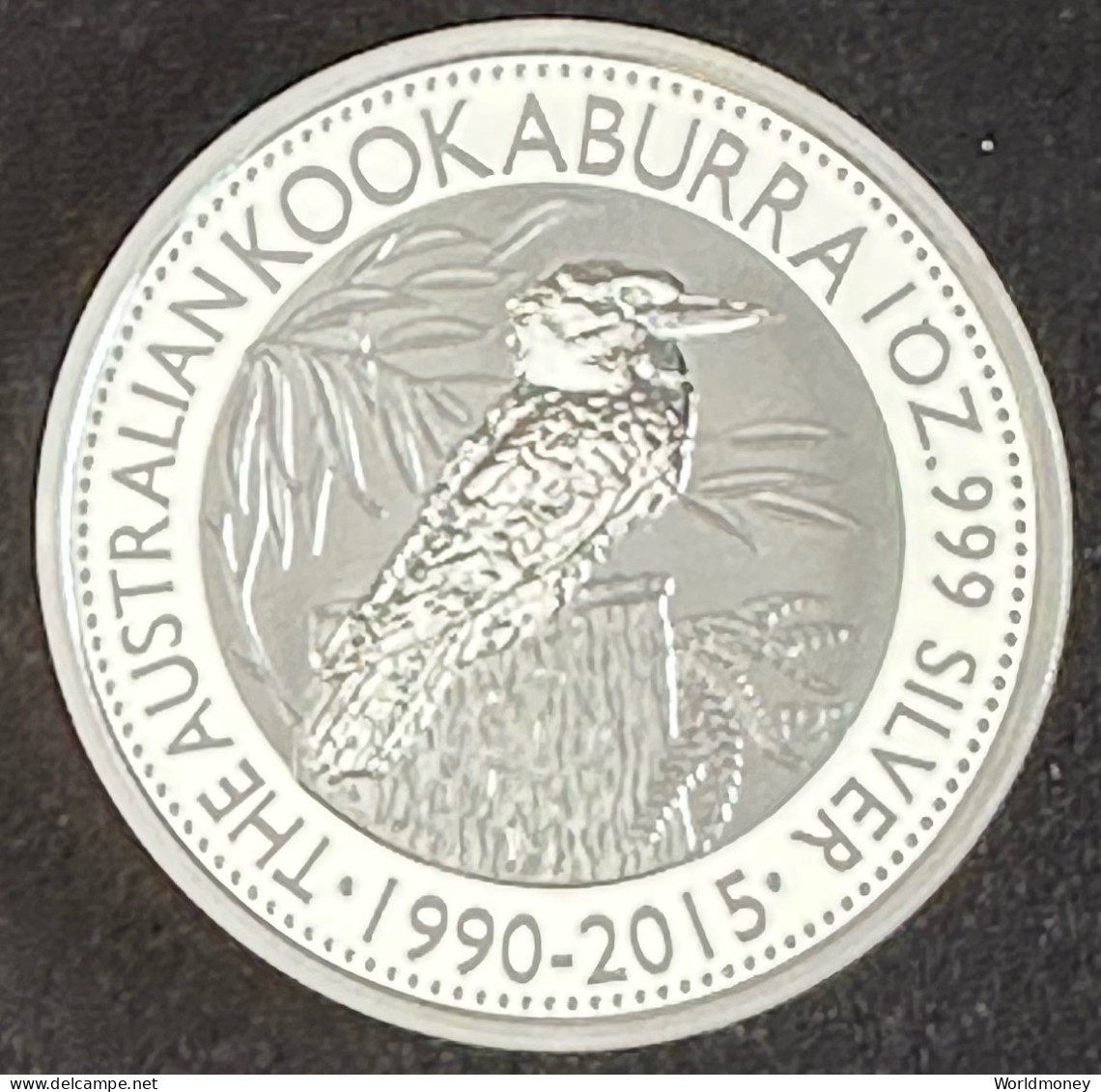 Australia 1 Dollar 2015 (Silver) "25th Anniversary Australian Kookaburra Bullion Coin Series" - Silver Bullions