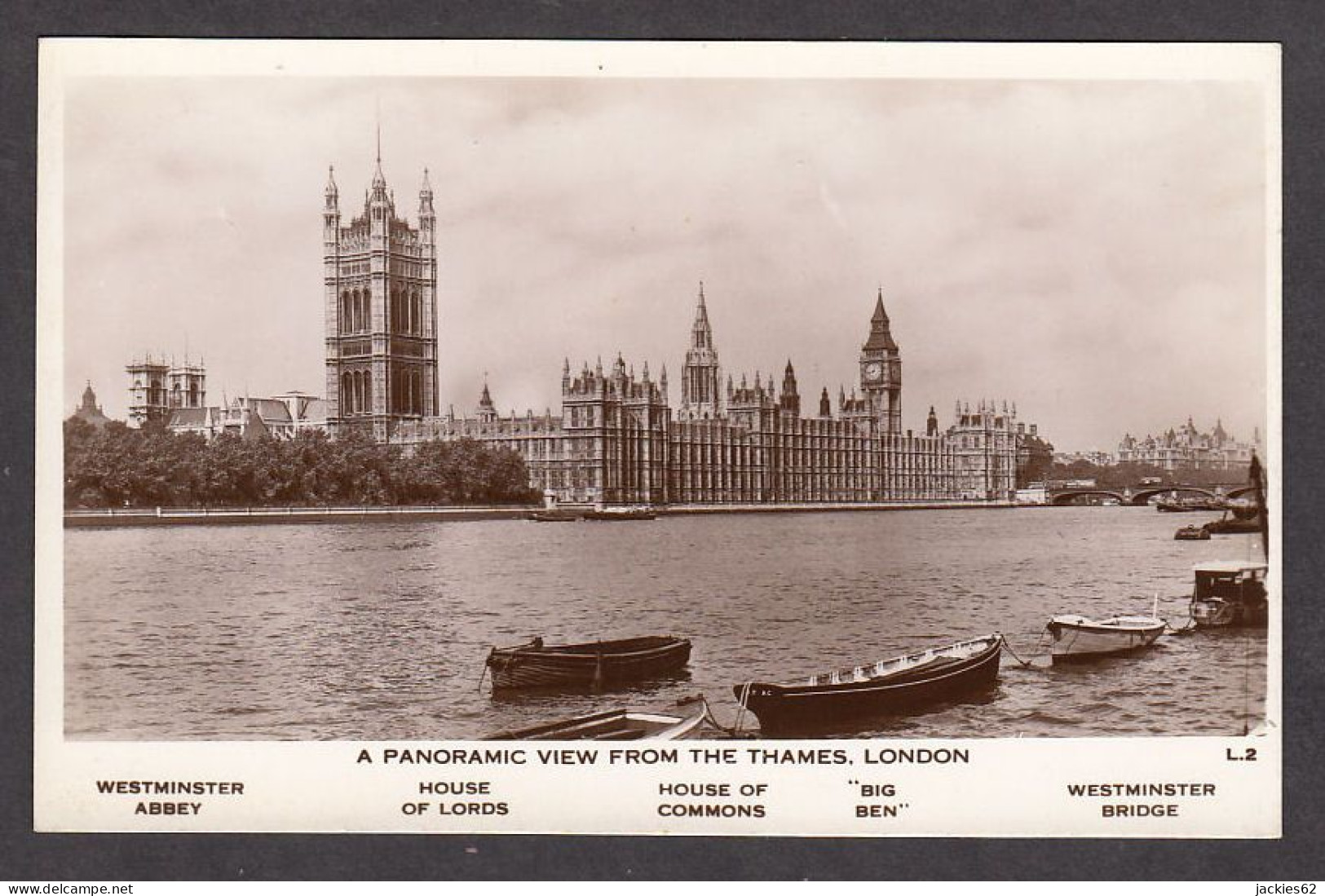 111011/ LONDON, A Panoramic View From The Thames - River Thames