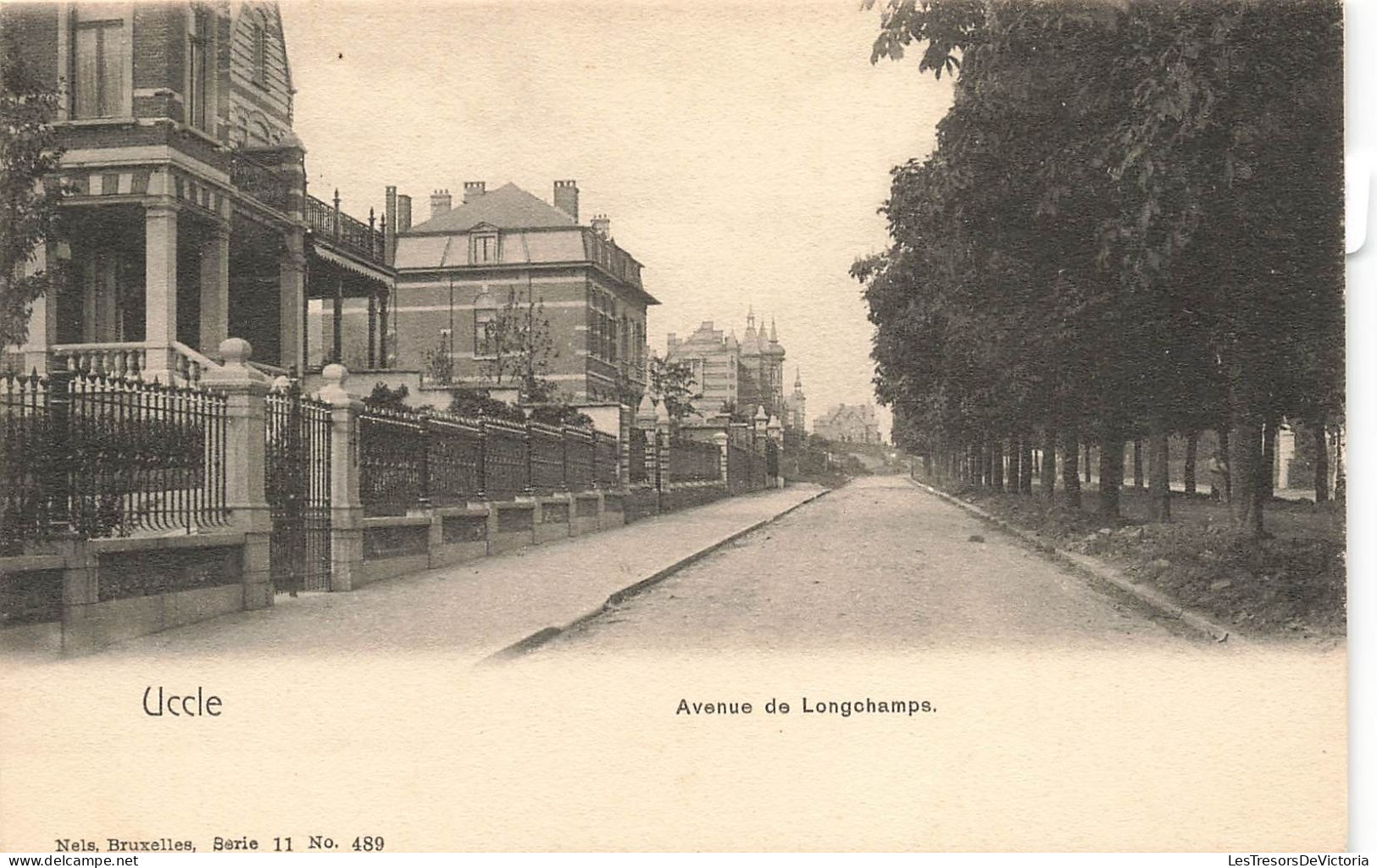 BELGIQUE - Uccle - Avenue De Longchamps - Carte Postale Ancienne - Ukkel - Uccle