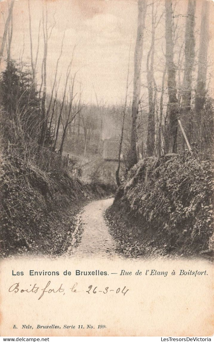 BELGIQUE - Environs De Bruxelles - Rue De L'étang à Boitsfort - Carte Postale Ancienne - Watermaal-Bosvoorde - Watermael-Boitsfort