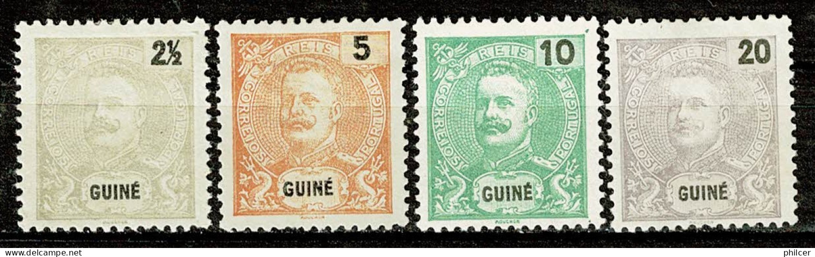 Guiné, 1898, # 47/50, MH And MNG - Portuguese Guinea