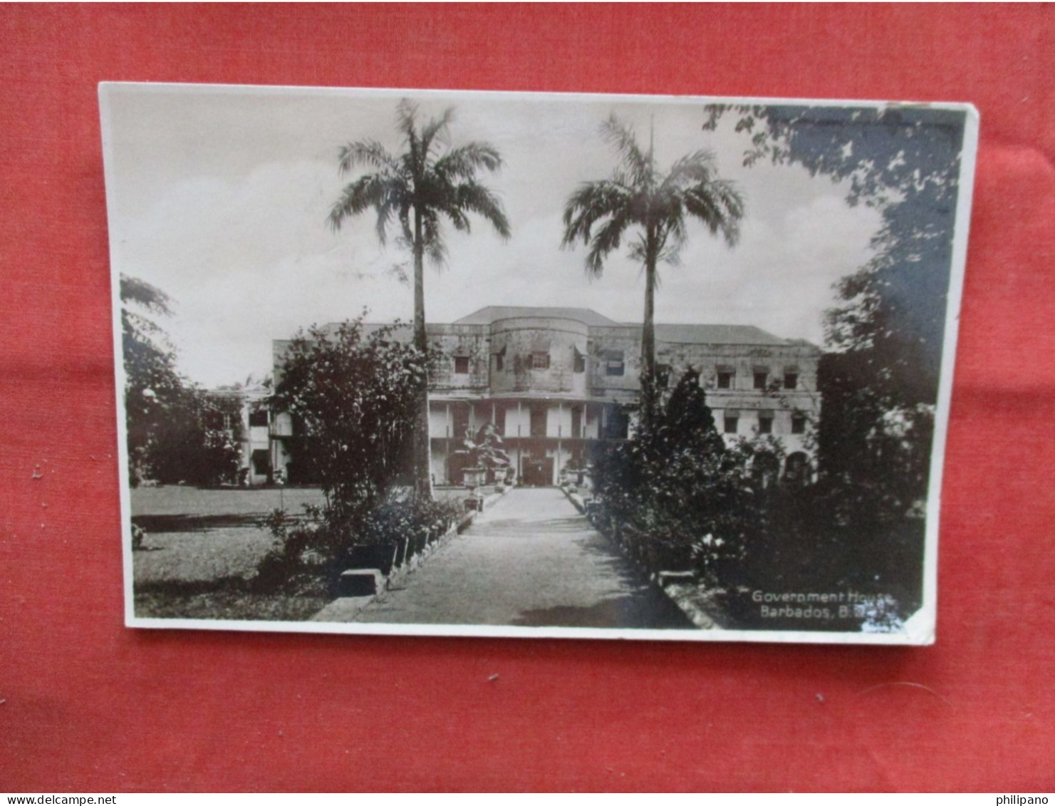 RPPC. Government House.   Barbados  Ref 6244 - Barbados