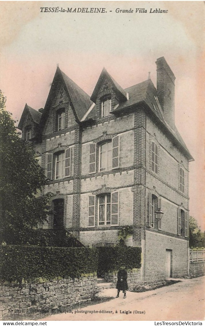 FRANCE - Tessé La Madeleine - Grande Villa Leblanc - Carte Postale Ancienne - Sonstige & Ohne Zuordnung