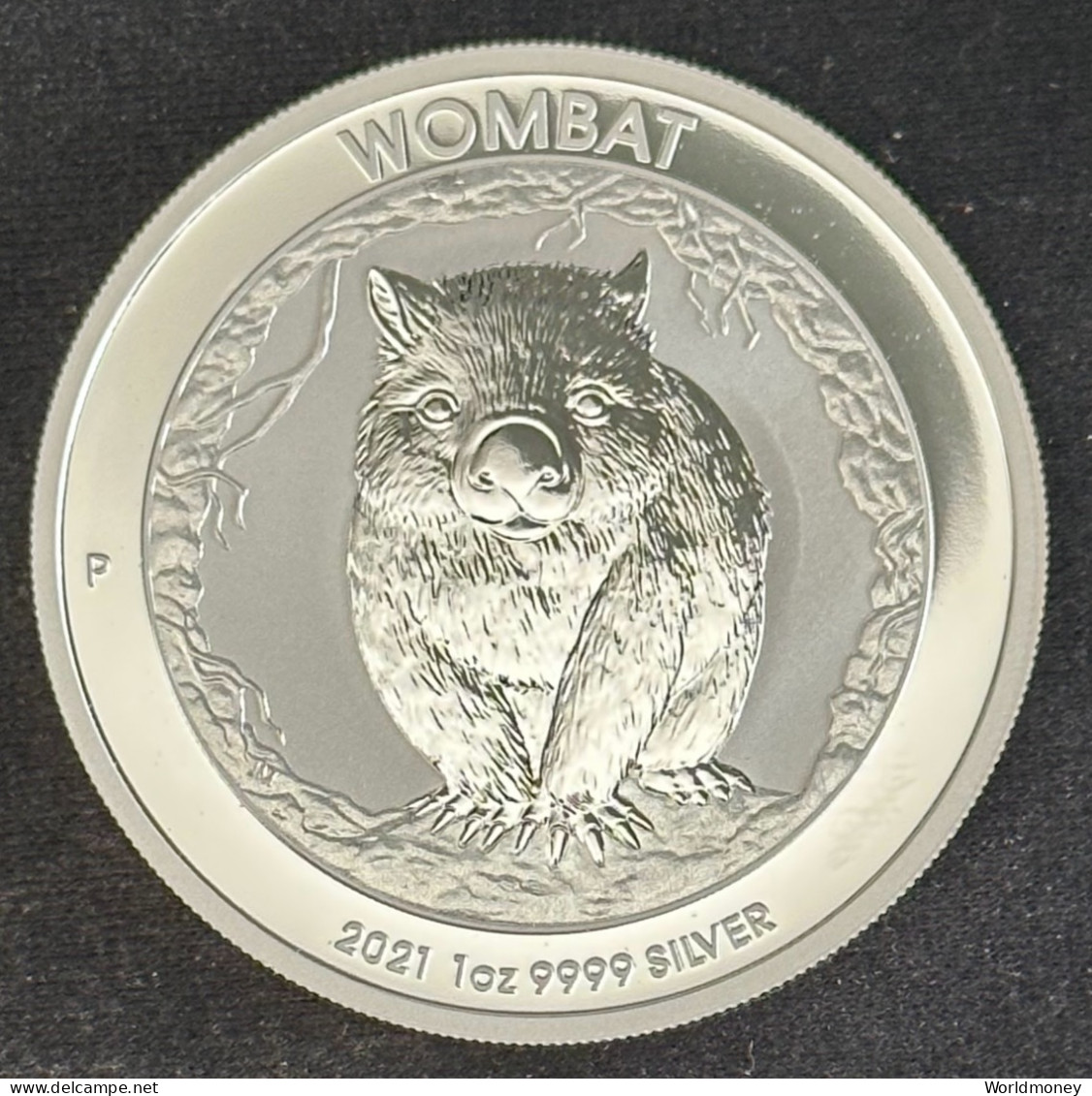 Australia 1 Dollar 2021 "Wombat" (Silver) - Silver Bullions