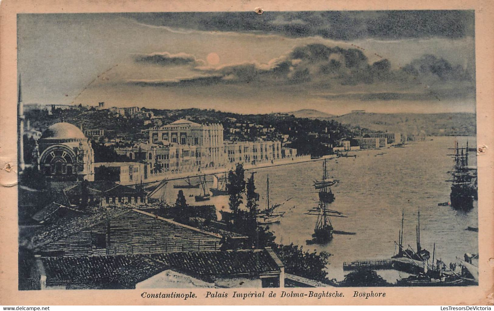 TURQUIE  - Constantinople - Palais Impérial De Dolma-Baghtsche - Bosphore - Carte Postale Ancienne - Turquie