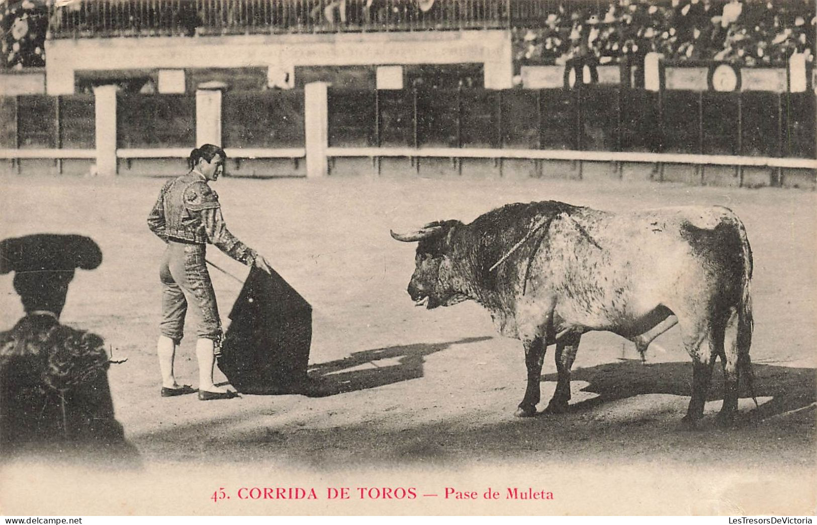 ETHNIQUES ET CULTURES - Europe - Corrida De Toros - Pase De Muleta - Carte Postale Ancienne - Europe