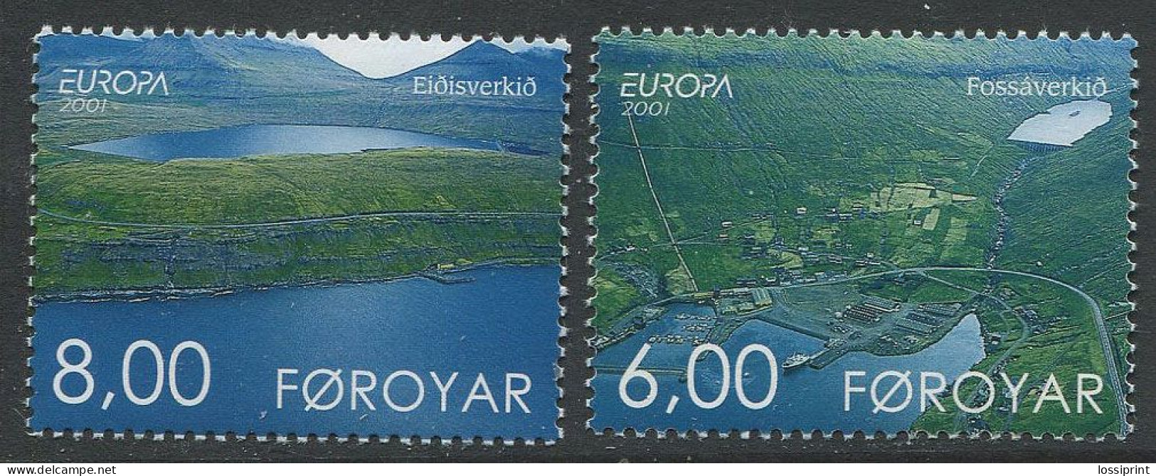 Foroyar:Unused Stamps EUROPA Cept, 2001, MNH - 2001