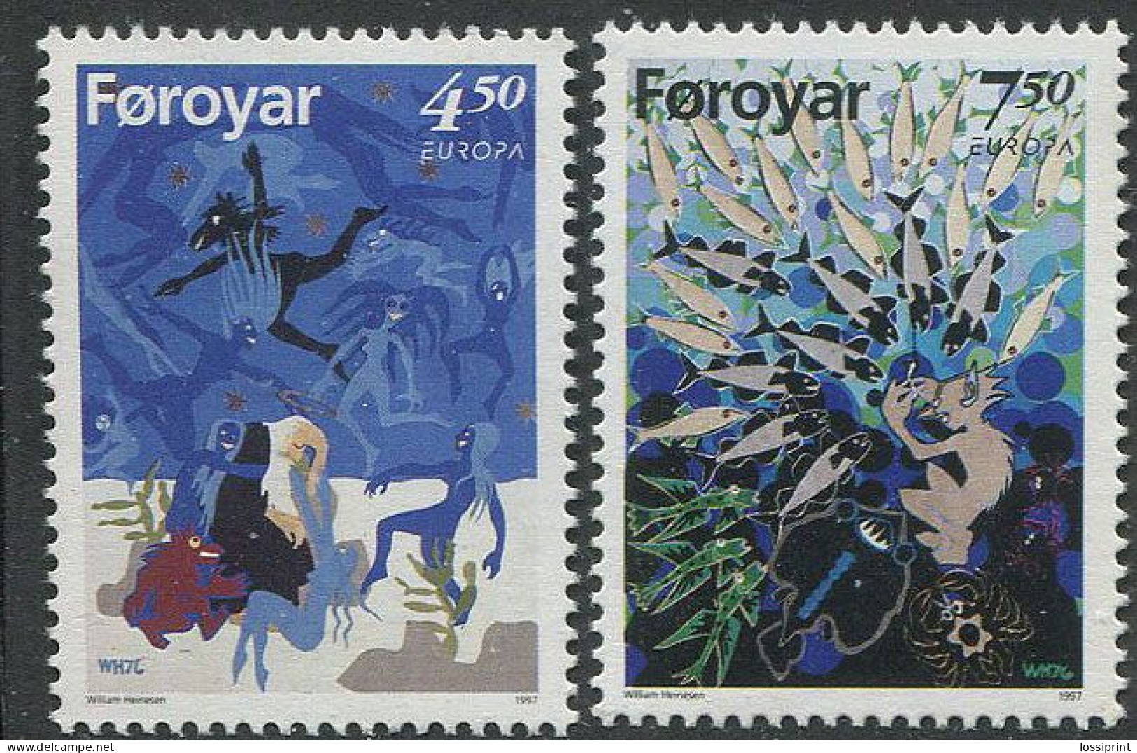Foroyar:Faroe Islands:Unused Stamps EUROPA Cept 1997, MNH - 1997