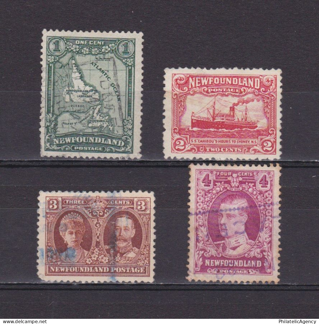 NEWFOUNDLAND CANADA 1928, SG# 164-167, Part Set, Used - 1908-1947