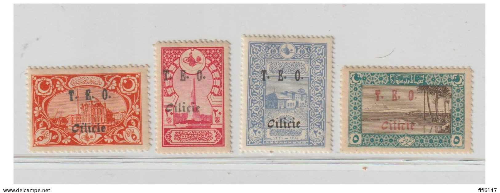 TURQUIE --ANATOLIE --CILICIE -Lot  De 4 Tp --yvert N° 60, 68A, 69,73 - 1920-21 Anatolië