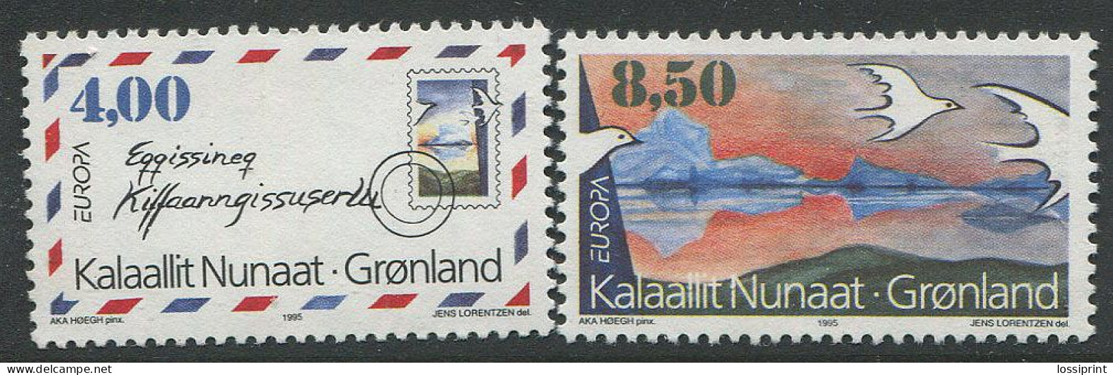 Gronland:Greenland:Unused Stamps EUROPA Cept 1995, MNH - 1995
