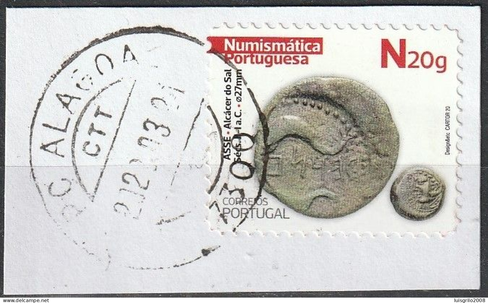 Fragment - Postmark - ALAGOA 2021 -|- Mundifil, 5230 . Autocollant - Gebruikt