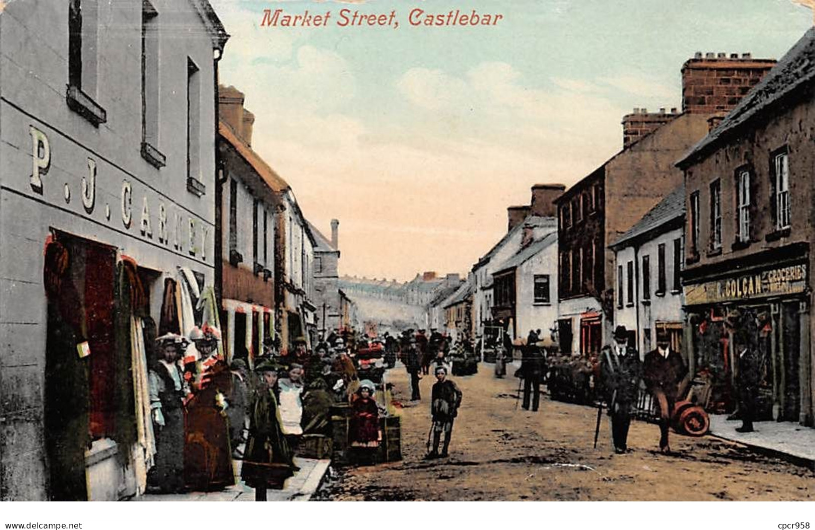 Irlande - N°70082 - Castlebar - Market Street - Mayo