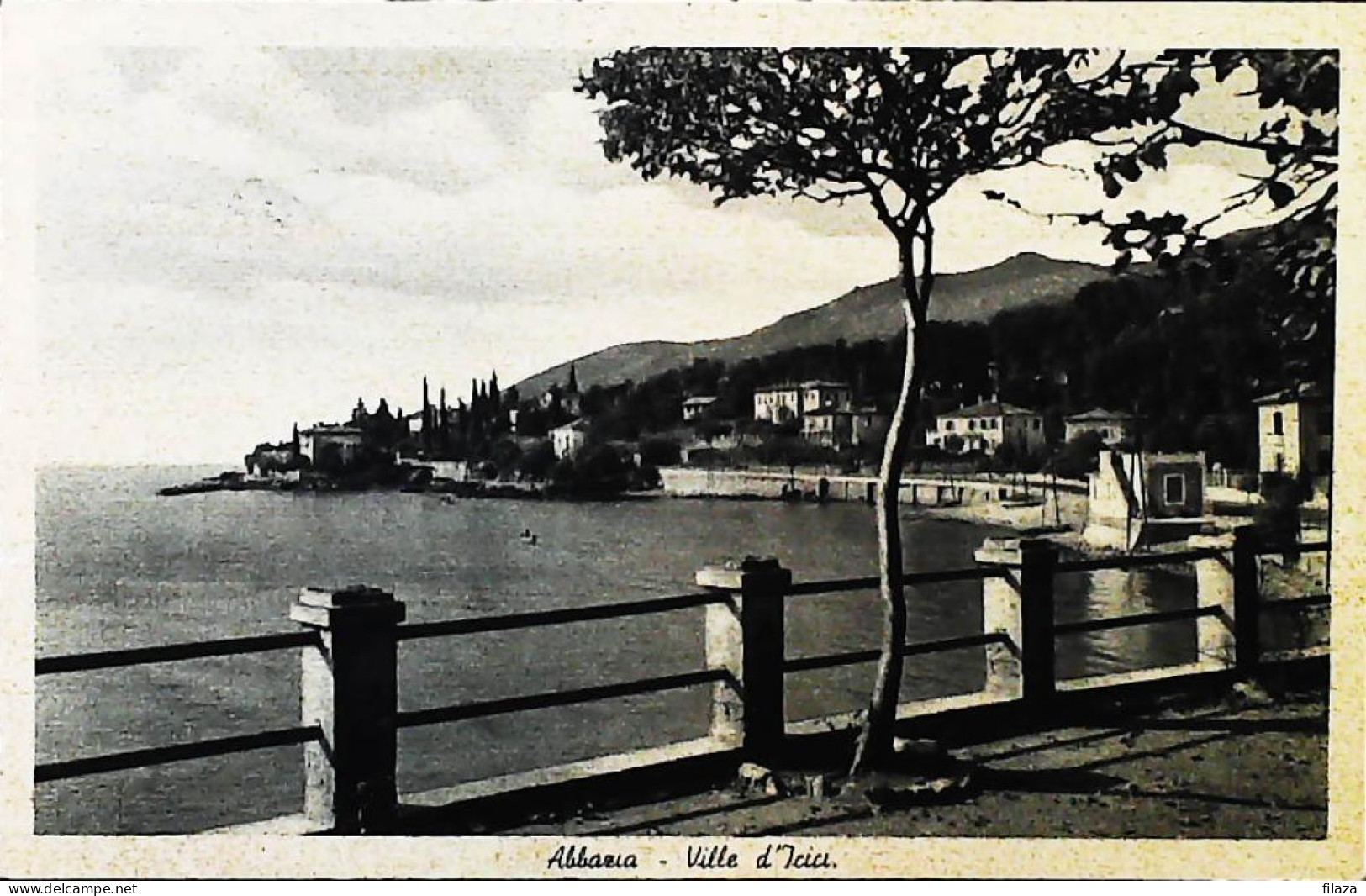 ITALIA - OCCUPAZIONI- LITORALE SLOVENO 1947 Cartolina OPATIJA - S5998 - Jugoslawische Bes.: Slowenische Küste