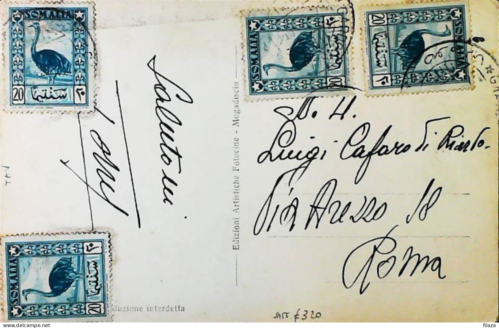 ITALIA - SOMALIA AFIS Cartolina Da GARDO  1950 - S6021 - Somalië (AFIS)