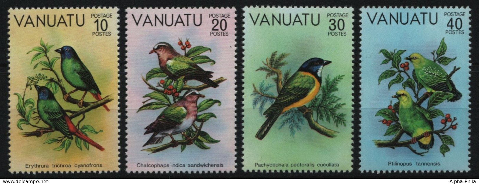 Vanuatu 1981 - Mi-Nr. 598-601 ** - MNH - Vögel / Birds - Vanuatu (1980-...)