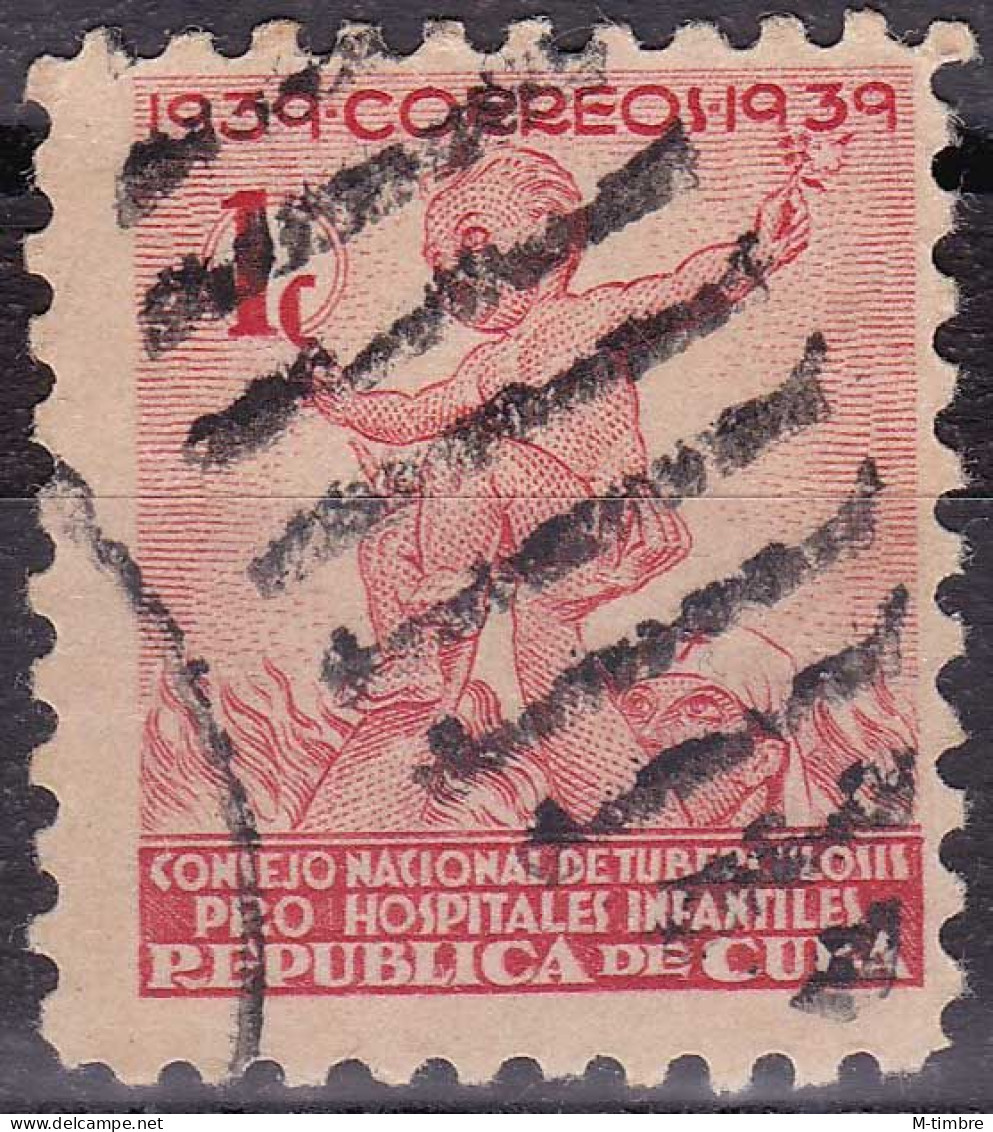 Cuba (Bienfaisance) YT B2 Mi Z2 Année 1939 (Used °) Enfant - Tuberculose - Charity Issues