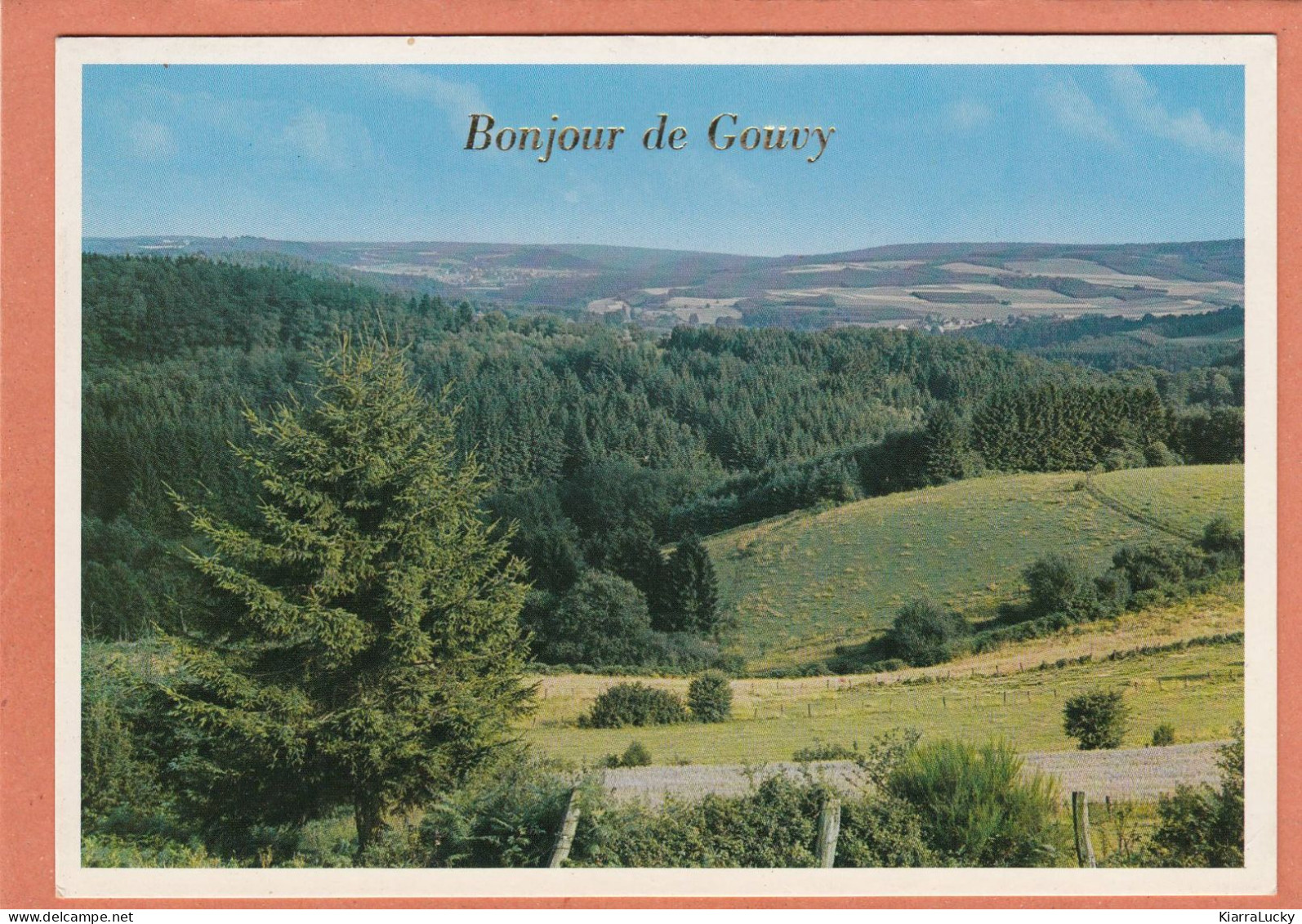 GOUVY - LUXEMBOURG - BONJOUR DE - ECRITE - Gouvy
