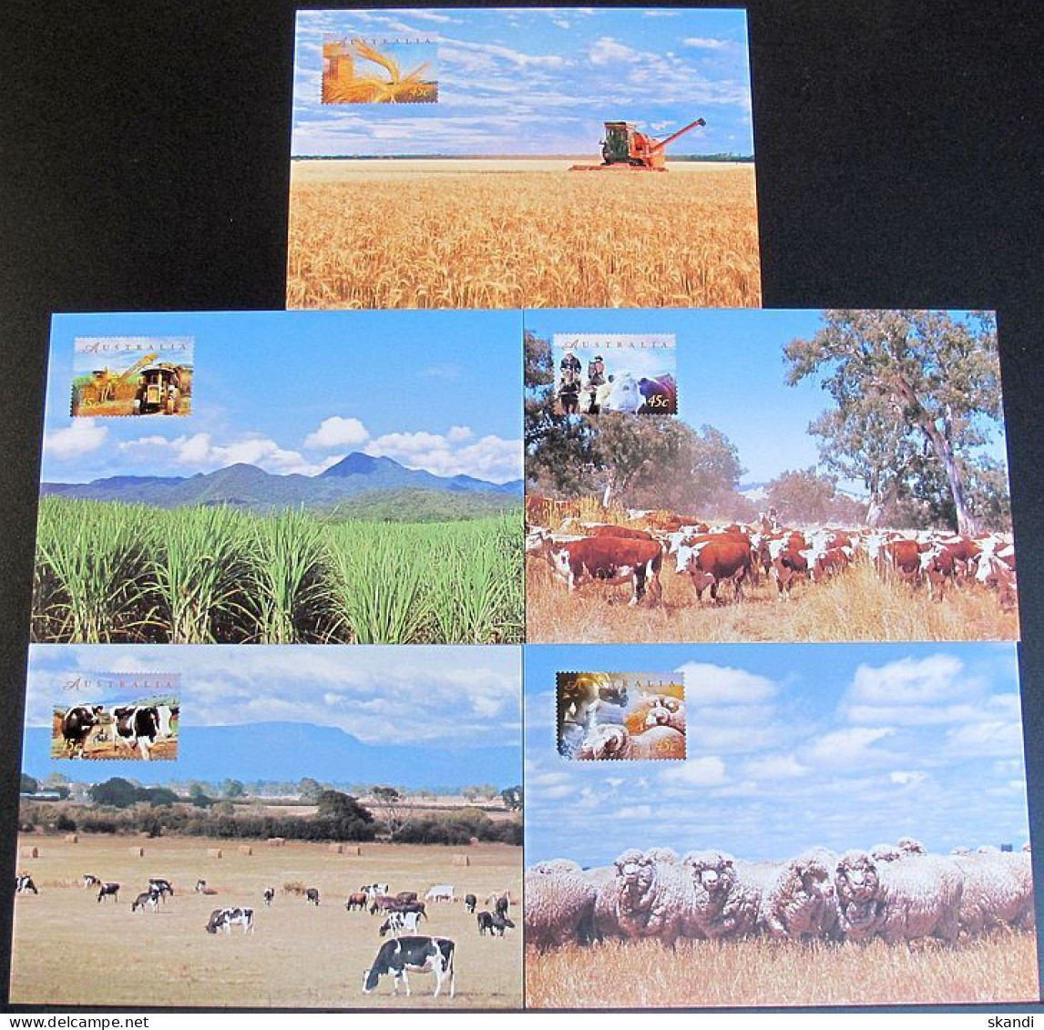 AUSTRALIEN 1998 Mi-Nr. 1709/12 Postkarten Mit Ersttagsstempel - Pre-paid Postcards - Entiers Postaux