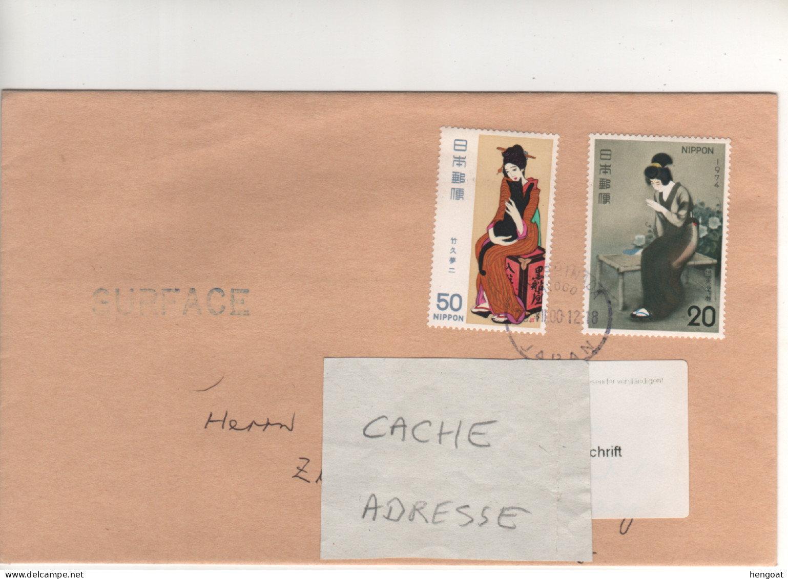 Timbres , Stamps "  Costumes Traditionnels " Sur Lettre Complète , Cover , Mail Du 23/07/2000 - Lettres & Documents