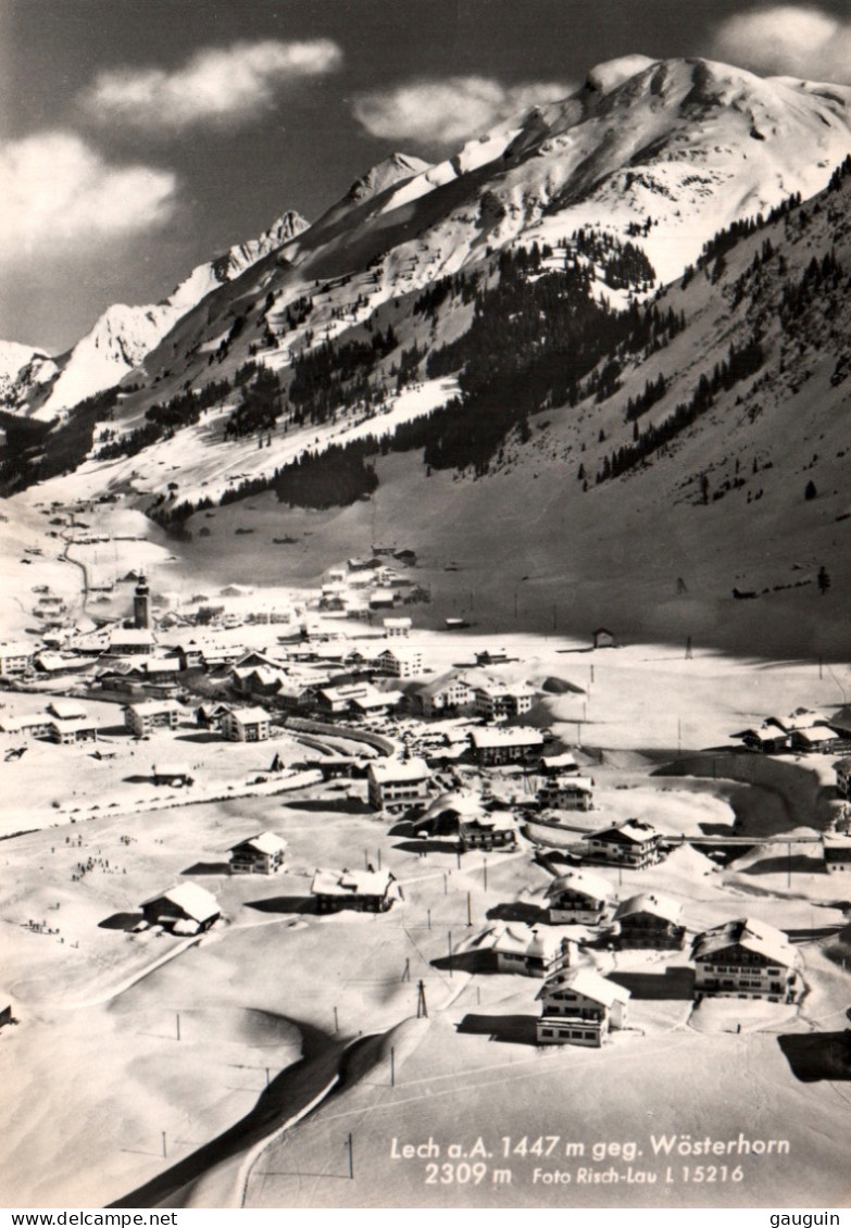 CPSM - LECH A.A. - Wösterhorn (vue Panoramique) ...Edition Foto Risch-Lau - Lech