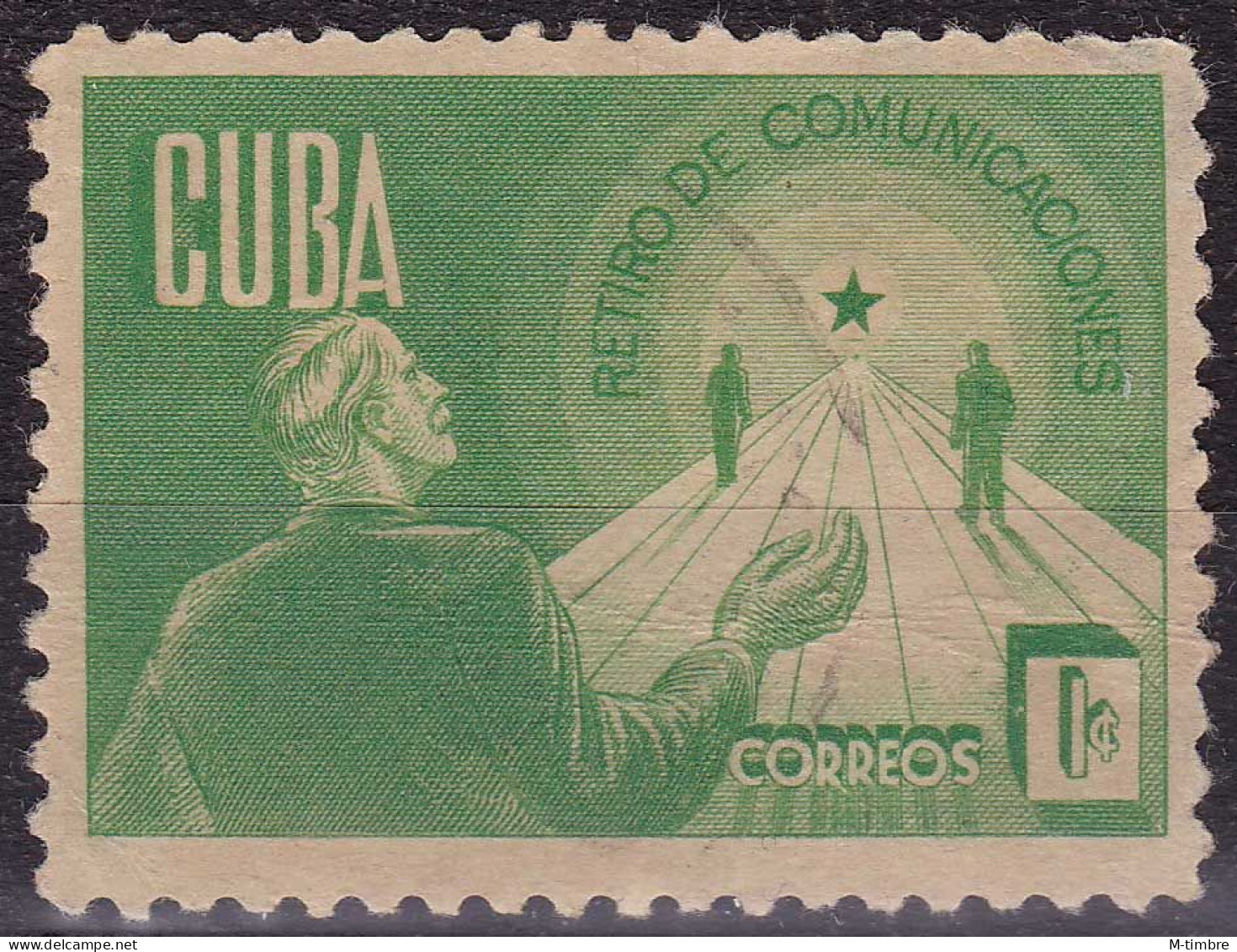 Cuba YT 277 Mi 187a Année 1943 (Used °) Route - Etoile - Oblitérés