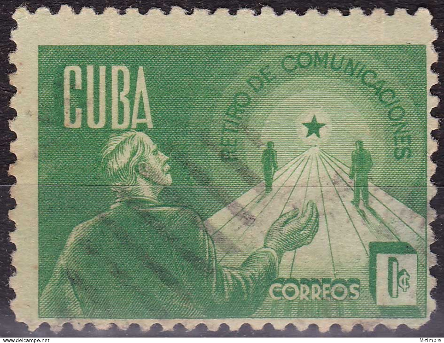 Cuba YT 277 Mi 187a Année 1943 (Used °) Route - Etoile - Used Stamps