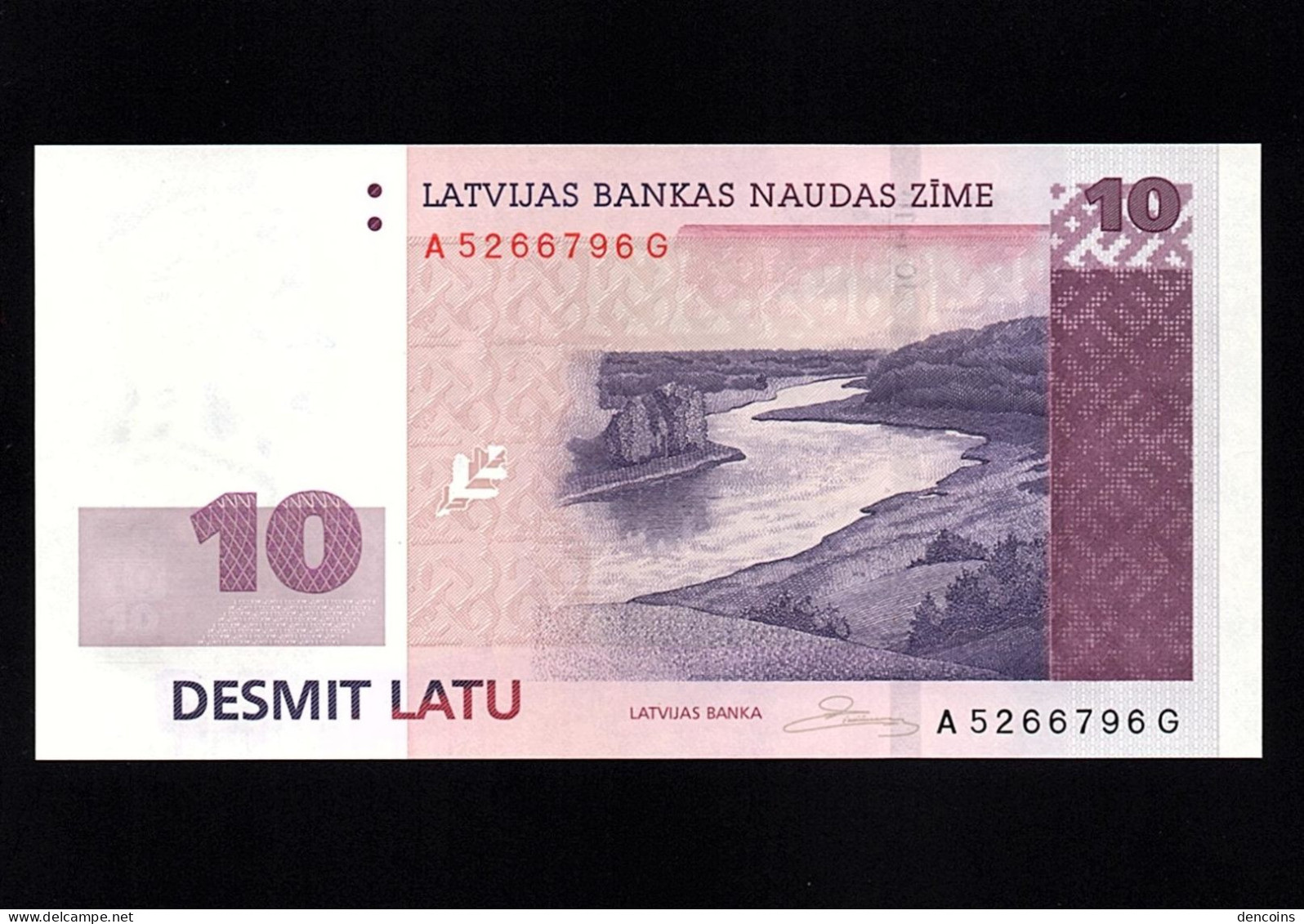 LATVIA  P-54  10 LATI  2008  LETONIA  -AG-  UNC  NEUF  SIN CIRCULAR - Lettland