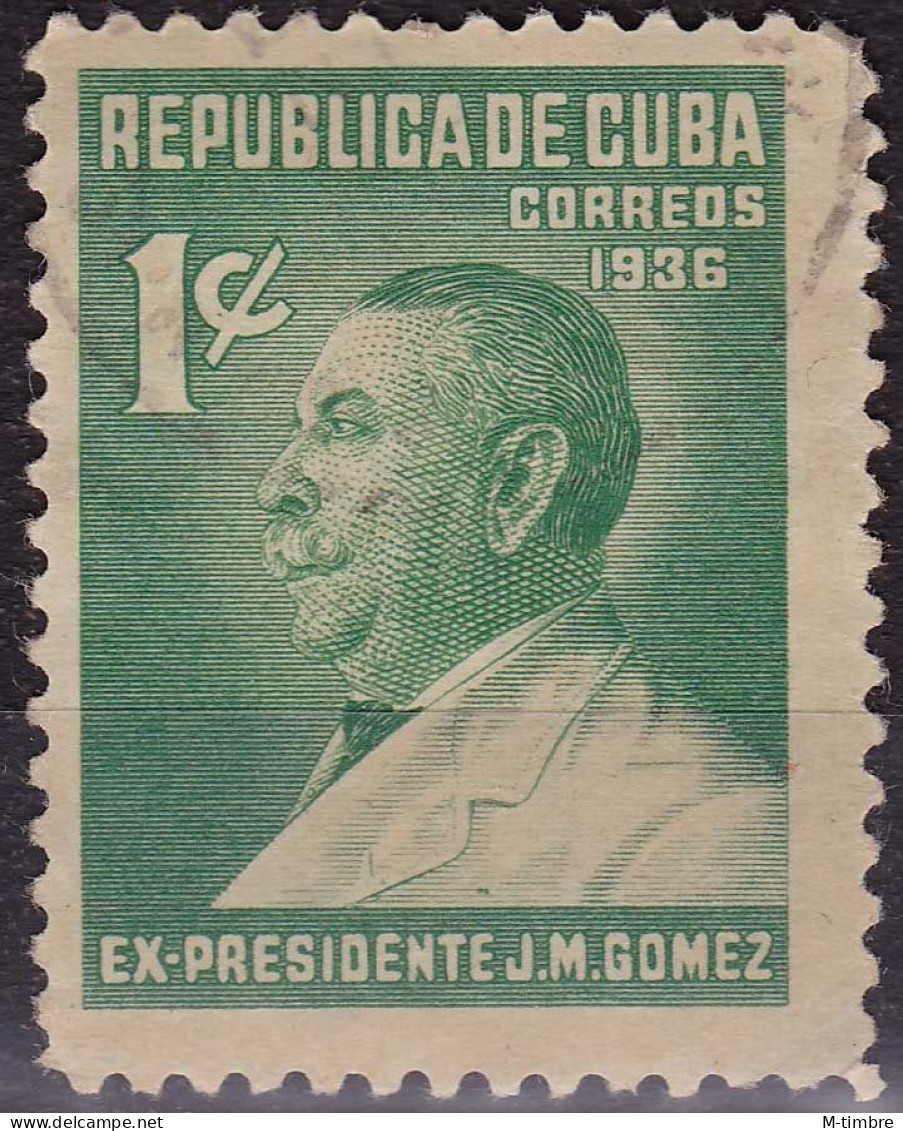 Cuba YT 229 Mi 118 Année 1936 (Used °) Président José-Miguel Gomez - Usati