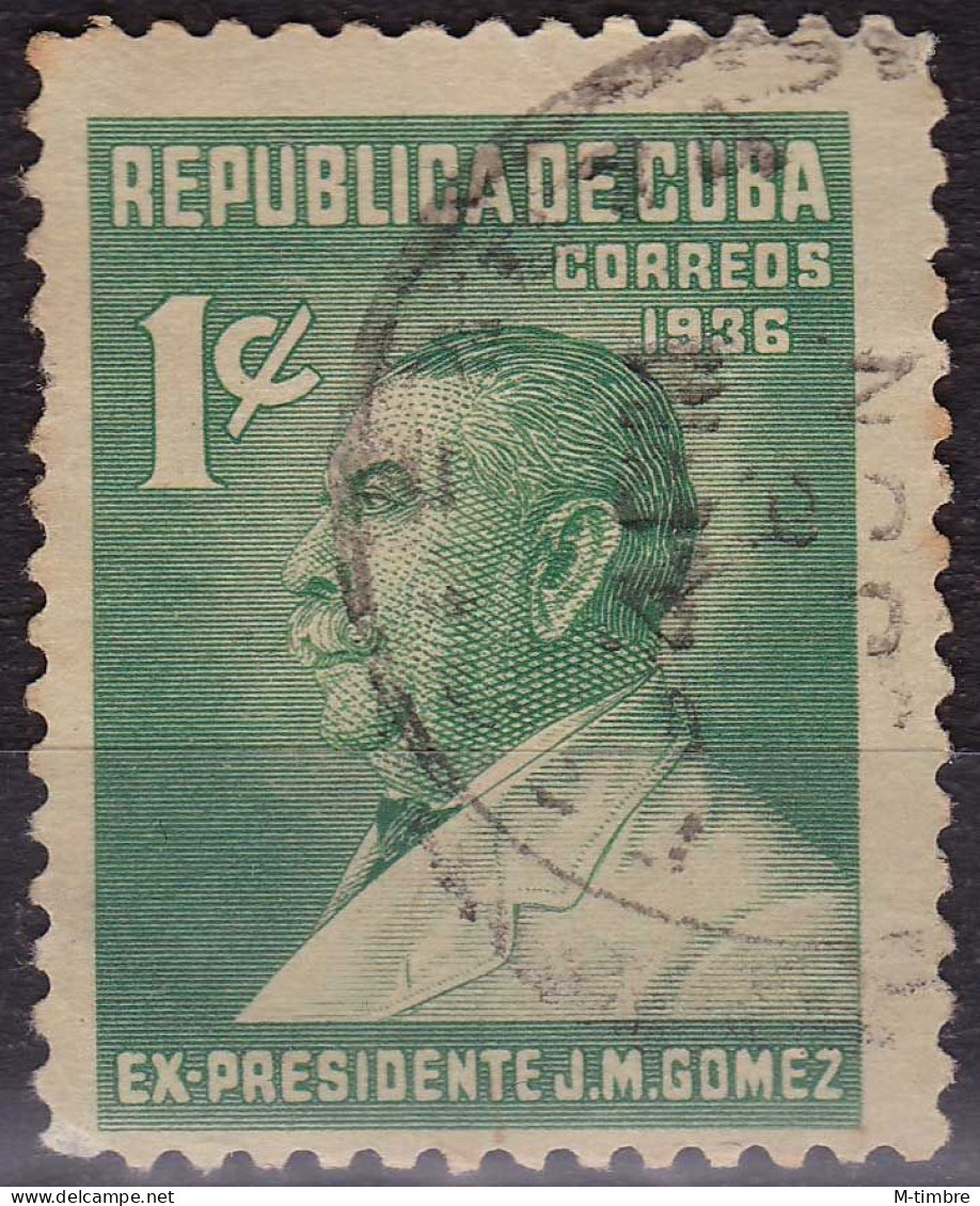 Cuba YT 229 Mi 118 Année 1936 (Used °) Président José-Miguel Gomez - Oblitérés