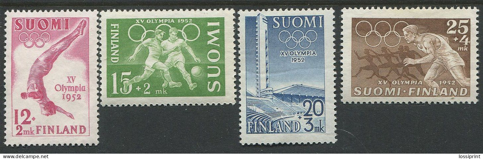 Finland:Unused Stamps Serie XV Olympic Games 1952, Helsinki, MNH - Zomer 1952: Helsinki