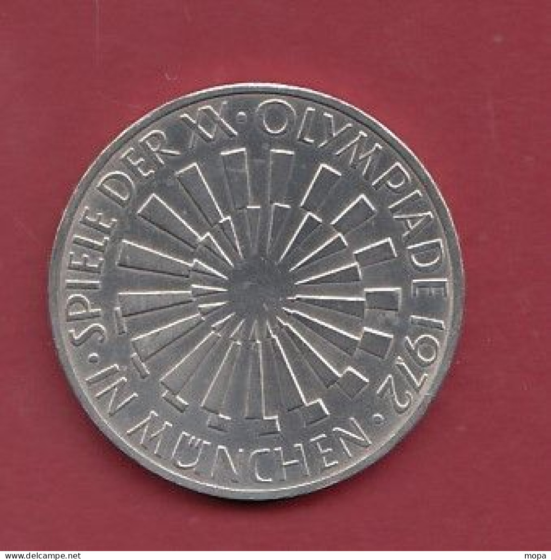 Allemagne 10 Mark 1972J-(ARGENT)-Commémorative JO 1972 Munich (4) - 10 Mark