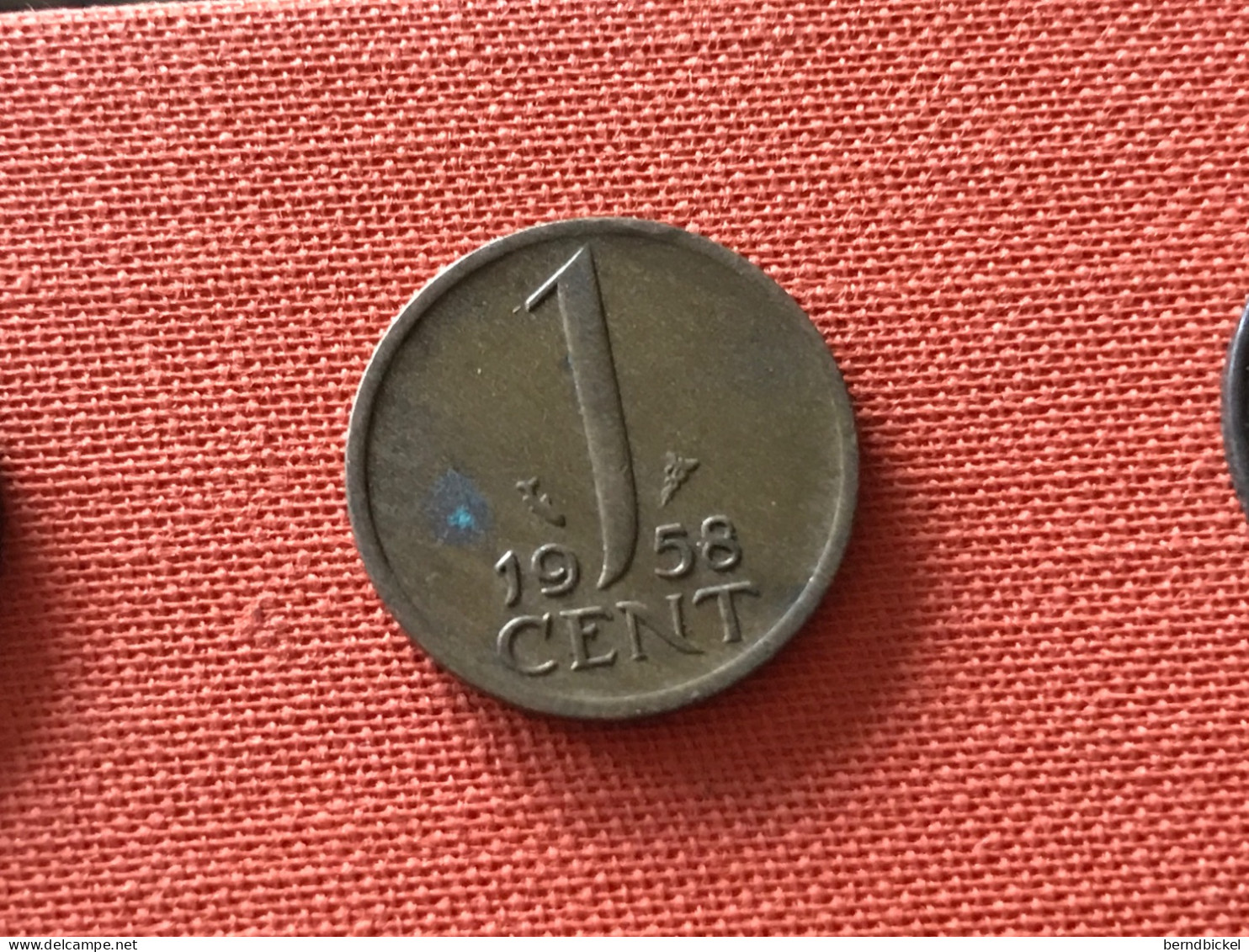 Münze Münzen Umlaufmünze Niederlande 1 Cent 1958 - 1 Centavos