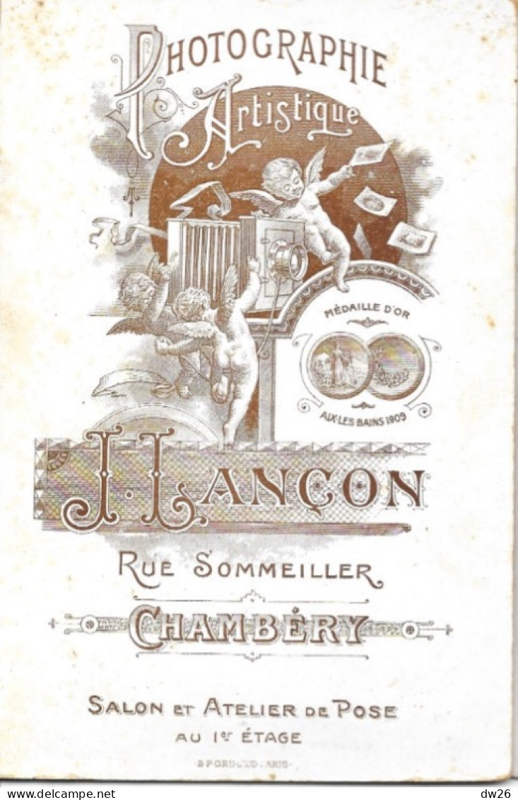 Photographie Artistique - J. Lançon, Photographe à Chambéry, Rue Sommeiller - Portrait Militaire 97ème D'Infanterie - Alte (vor 1900)