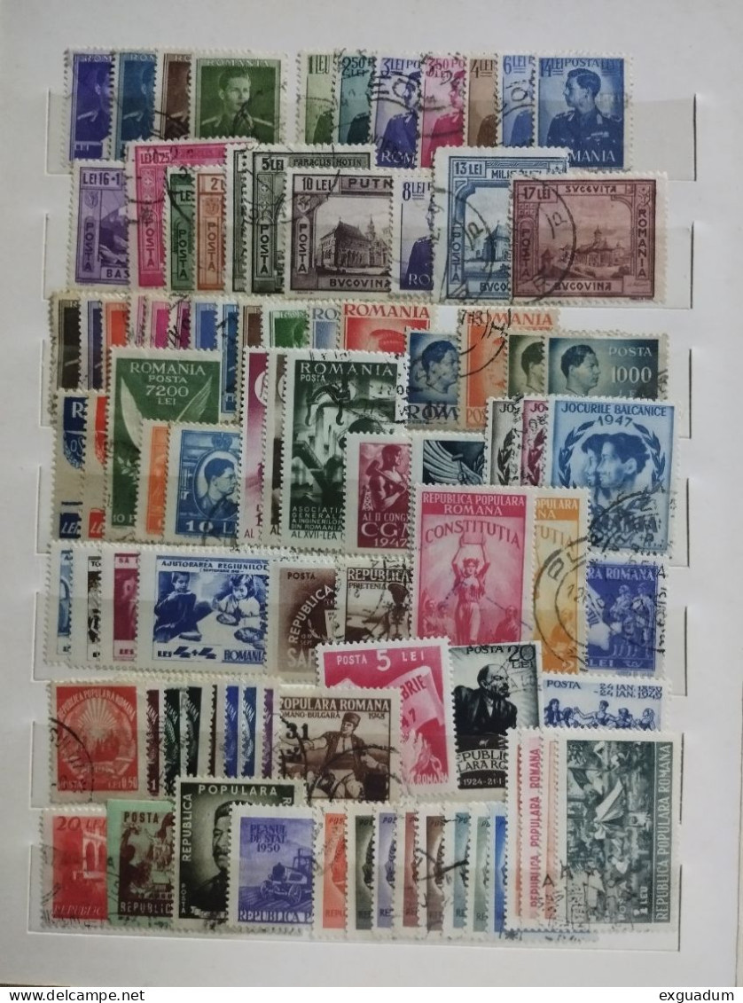 Lot of stamps from Romania