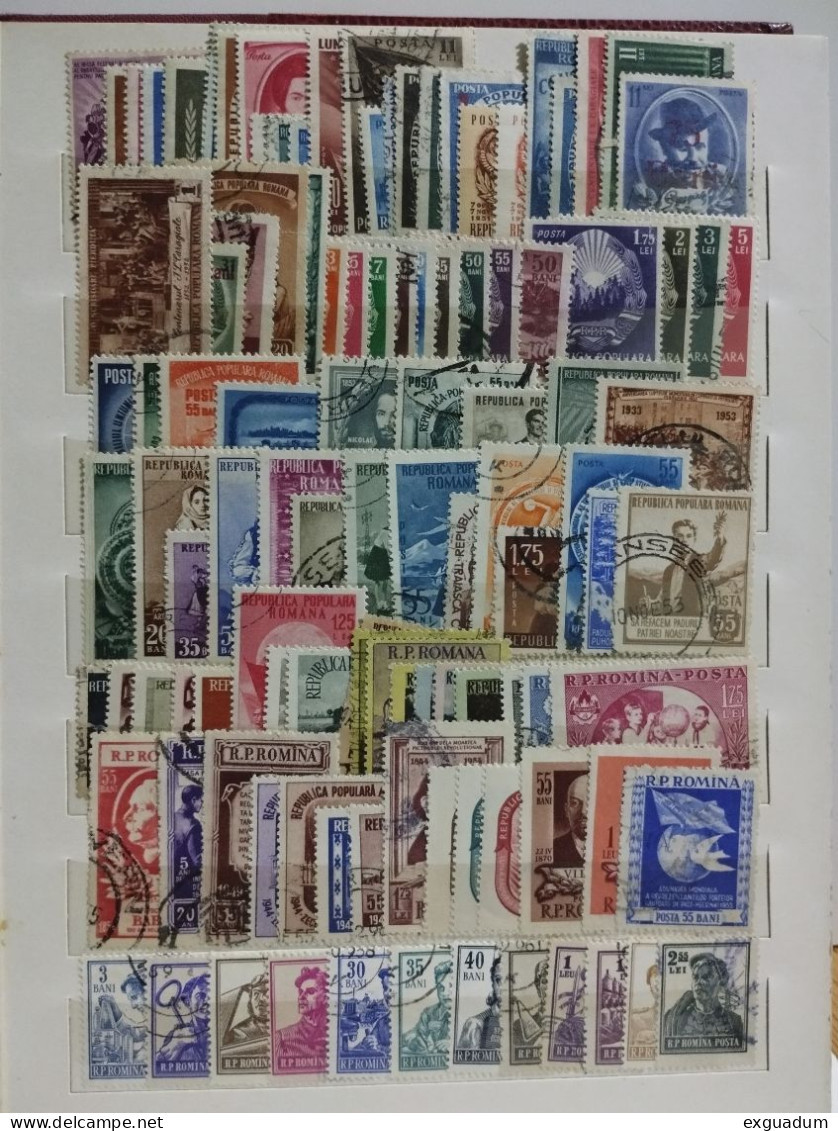 Lot of stamps from Romania