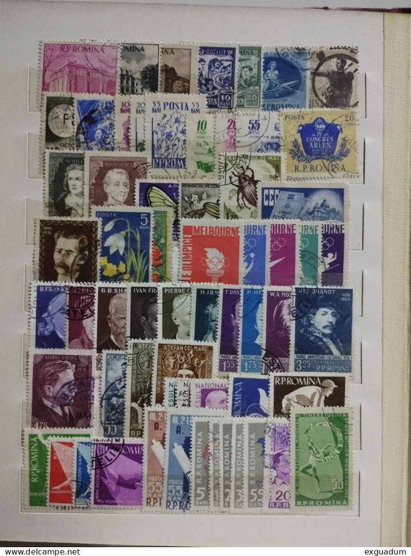 Lot of stamps from Romania